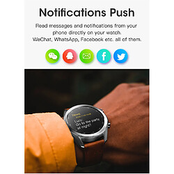 Avis Universal Montre intelligente pour homme ECG Bluetooth appelé IP68 étanche surveillance du rythme cardiaque lecteur de musique montre intelligente (marron)