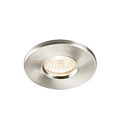 KNIGHTSBRIDGE Downlight encastré pour salle de bain - Chrome brossé, IP65 GU10