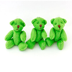 Acheter Universal Nouveau mignon et mignon petit ours en peluche vert x 5 - cadeau cadeau anniversaire noël