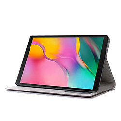 Acheter Etui en PU épissage café pour votre Samsung Galaxy Tab A 10.1 (2019) T510/T515