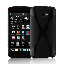 Cadorabo Coque HTC BUTTERFLY S Etui en Noir