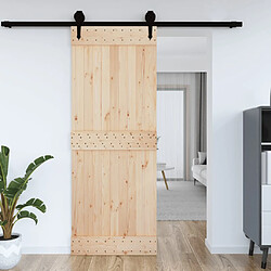 vidaXL Porte NARVIK 85x210 cm bois massif de pin