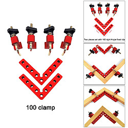 Pinces à 90 Degrés Positionnant Les Charpentiers D'outil De Serrage à Angle Droit Carré 100mm pas cher