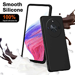 Htdmobiles Coque pour Honor Magic 6 Lite 5G - housse etui silicone gel fine + verre trempe - NOIR