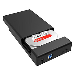 Wewoo Boîtier disque dur noir pour ordinateur portable PC de bureau 3588US3 USB 3.0 Type-B 2.5 / 3.5 pouces SSD / SATA HDD de stockage boîte