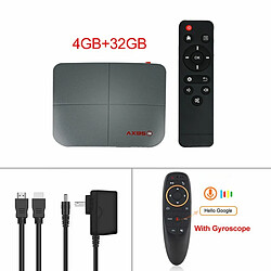 Smart Tv Box Android 9.0 Prend En Charge La Version Dolby Tv Google Store 4 32G Prise Australienne Télécommande G10S