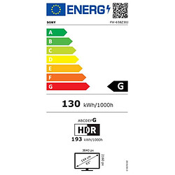 Télévision Sony FW-65BZ30J 65" 4K Ultra HD IPS D-LED HDR10