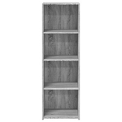 Avis vidaXL Buffet haut sonoma gris 40x41x124 cm bois d'ingénierie