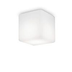 Ideal Lux Downlight carré à 1 lumière blanc IP44