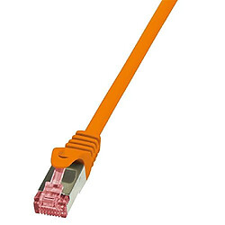 LogiLink Câble patch, Cat. 6, S/FTP, 2,0 m, orange ()