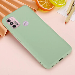 Coque en silicone souple avec sangle vert pour votre Motorola Moto G30/G10