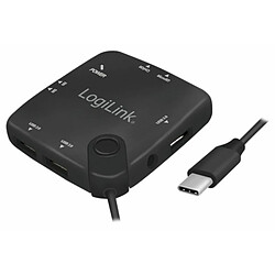 hub multifunzione logilink on-the-go usb-c e lettore