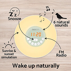 Lexibook Radio Réveil Simulateur d’Aube Decotech