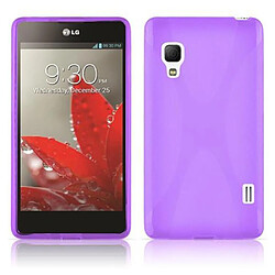 Cadorabo Coque LG L5 II (2. SIM) Etui en Mauve