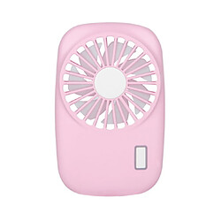 Mini Ventilateur d'Appareil Photo Ultra-mince Portatif Créatif Mini Ventilateur USB Rechargeable Silencieux Portatif-Rose