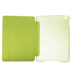 Acheter Wewoo Smart Cover vert pour iPad 9.7 pouces 2017 et Air Silk Texture Horizontal déformation Flip étui en cuir avec trois pliage titulaire