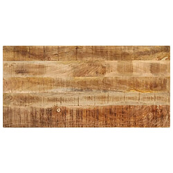 Avis vidaXL Table de bar 112x55x108 cm Bois de manguier massif