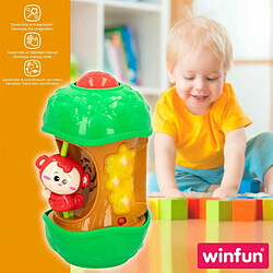 Jouet interactif pour bébé Winfun Singe 11,5 x 20,5 x 11,5 cm (6 Unités) pas cher