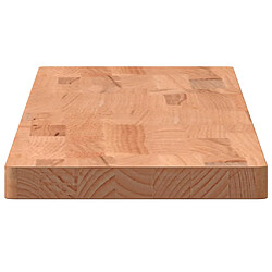 Acheter vidaXL Étagère murale 100x20x2,5 cm bois massif de hêtre