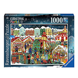 Ravensburger Puzzle 1000 pièces Le Marché de Noël avec Technologie de Soft click Multicolore pas cher