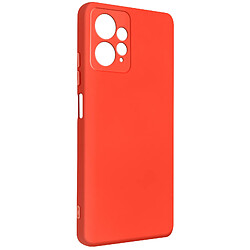 Avizar Coque pour Xiaomi Redmi Note 12 4G Semi-rigide Soft-touch Fast Cover Rouge