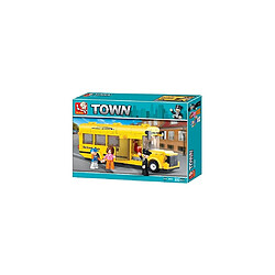 Jeu de construction SLUBAN Elements Town Series Bus scolaire