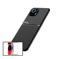 PHONECARE Coque Magnétique Lux + Film de Verre Trempé 5D à Couverture Complète pour Xiaomi Mi 11