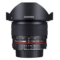 Samyang 8mm F3.5 UMC Fish-Eye CS II Objectif Noir