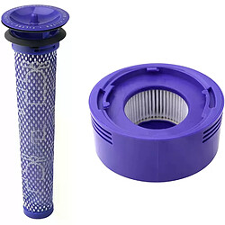 Kit de pré filtre + Post filtre HEPA pour Dyson V7, aspirateur sans fil V8, pré filtre de remplacement et Post filtre