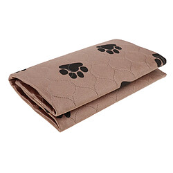 microfibre pour animaux de compagnie imperméable à l'eau mat mat animal couverture coussin pour chien chiot brun l