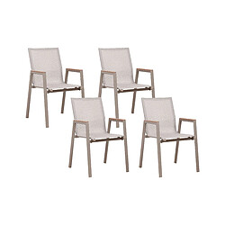 Chaises de jardin Beliani