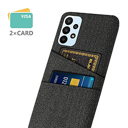 Coque en TPU avec porte-cartes noir pour votre Samsung Galaxy A23 5G