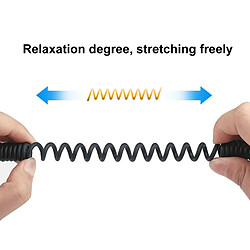 Cordon Enroulé Mâle TRRS à Type-C 3,5 Mm Pour Huawei Plug & Play 3,5 Mm TRRS Mâle pas cher