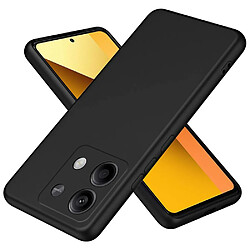 Htdmobiles Coque pour Xiaomi Redmi Note 13 5G - housse etui silicone gel fine + film ecran - NOIR