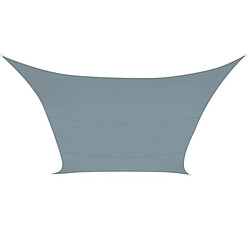 Perel Voile solaire - rectangle - 4 x 3m - couleur : gris ardoise clair