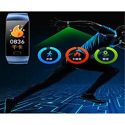 YP Select 1.14 pouces Écran couleur Pression artérielle Moniteur de fréquence cardiaque Sport Bluetooth Smart Wristband Watch-Bleu