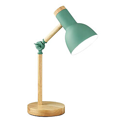 Lampe De Table De Lecture Multi-articulée à LED En Bois élégant, Lampe De Travail, Vert Flexible 5W