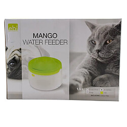 Ebi Bol à eau pour animaux de compagnie Mango 1,5 L vert