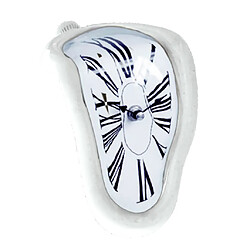 Vintage retro art nouveauté fusion horloge murale maison suspendus étagère décor blanc