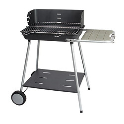 Barbecue à charbon 54,5x38,5cm avec chariot - 37533700f - SOMAGIC