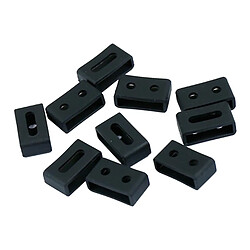 Acheter Anneaux de fixation en silicone 10Pieces pour Casio G-SHOCK GA110 GD BA 22mm Noir