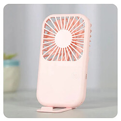 Avis (Rose Clair) Ventilateur de Poche Portable à Main Mini Refroidisseur Ventilateur de Bureau Rechargeable USB pour la Maison