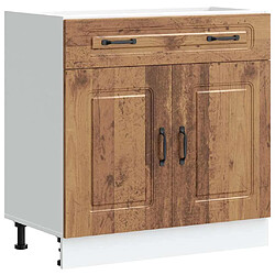 vidaXL Armoire de cuisine Kalmar vieux bois bois d'ingénierie