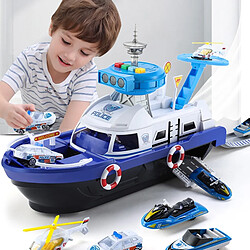 Universal Toys pour enfants Simulation orbitale Inertiel Ship Pression Cast Toy Car Music Story Toy Ship Modèle Toy Toy garçon Toy | Die -Casting Toy Car