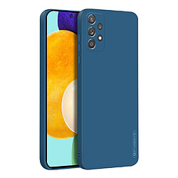 Coque en silicone coupe ajustée, antichoc, découpe précise bleu pour votre Samsung Galaxy A52 5G/4G/A52s 5G