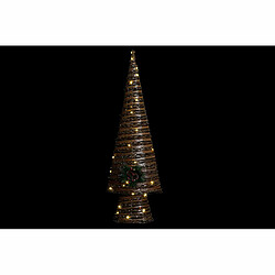 Sapin de Noël DKD Home Decor Rotin LED (32 x 18 x 100 cm)