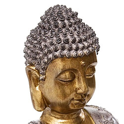 Atmosphera, Createur D'Interieur Bouddha en résine et photophore H37 cm Marron - ATMOSPHERA