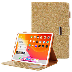 Etui en PU avec porte-cartes et support or pour votre Apple iPad mini (2021)