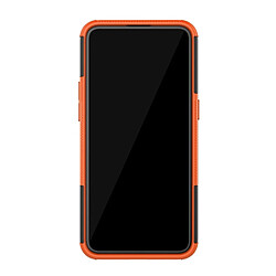 Avis Wewoo Coque Pour OPPO Realme C2 Texture de pneu TPU antichoc + PC Housse de protection avec support Orange