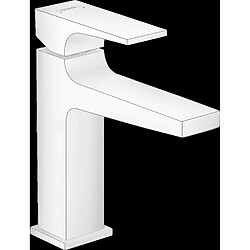 Mitigeur de lavabo HANSGROHE Metropol poignée manette, bonde Push-Open blanc mat - 32507700